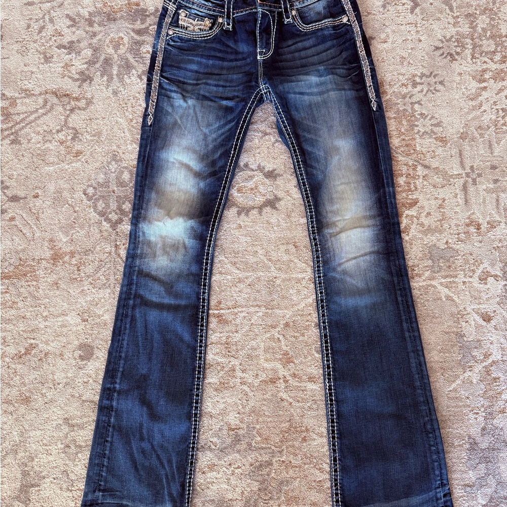 Rock Revival Dark Blue Boot Cut Jeans